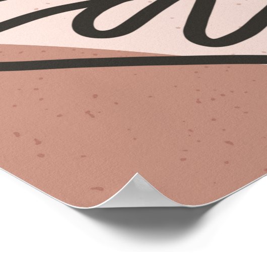 Vrouw Afbeelding één lijntekening Abstracte tekena Poster (Hoek)