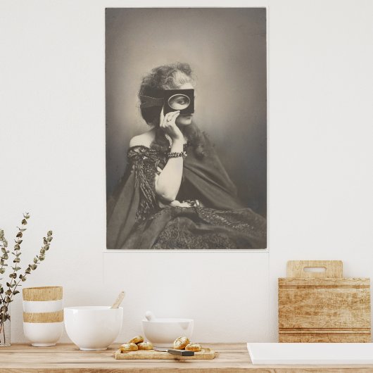 Vrouw Afbeelding Poster (Keuken)