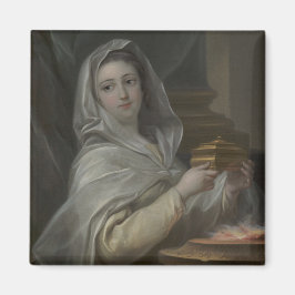 Vrouw afgebeeld als een Vestaalse maagd (Oud-Romei Magneet