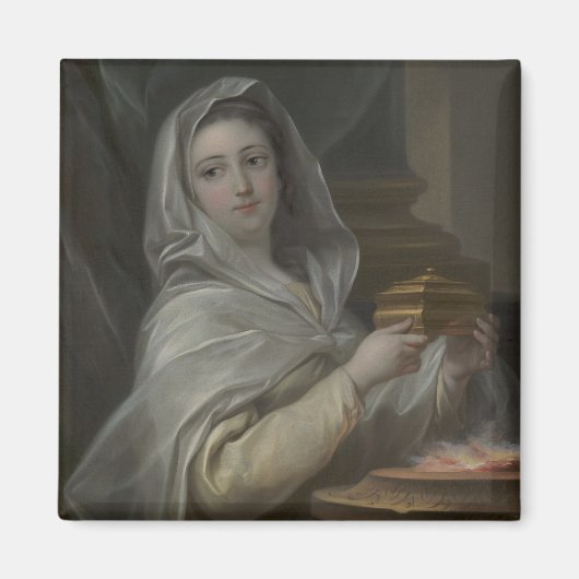 Vrouw afgebeeld als een Vestaalse maagd (Oud-Romei Magneet (Voorkant)