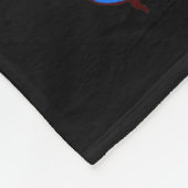 Vrouw Afro Ik ben het Storm Hydrocefalus Awareness Fleece Deken (Hoek)