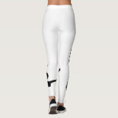 "VROUW AFSTUDEERDER CELEBRATES HER AFSTUDEREN" LEGGINGS (Achterkant)