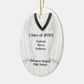 Vrouw Afstudeerder Geit Ornament en zwart (Links)