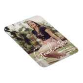 Vrouw Afstuderen Fotosjabloon School Magneet (Rechterzijde)