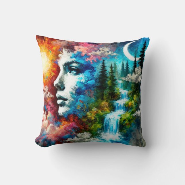 Vrouw als aarde: de belichaming van Natuur en leve Kussen (Voorkant)