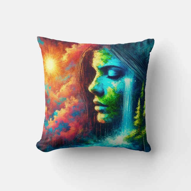 Vrouw als aarde: de belichaming van Natuur en leve Kussen (Voorkant)