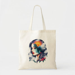 Vrouw als aarde: de belichaming van Natuur en leve Tote Bag
