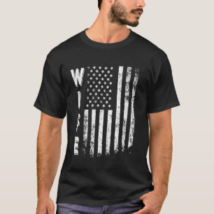 Vrouw Amerika Vlag Moederdag 4 juli Vrouwen X T-shirt