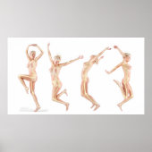 Vrouw Anatomie Poster (Voorkant)