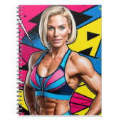 Vrouw Android Notitieboek (Voorkant)