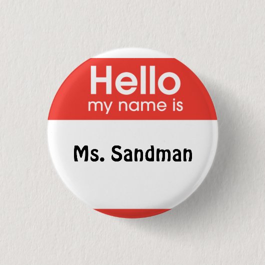 vrouw anesthesie ronde button 3,2 cm (Voorkant)