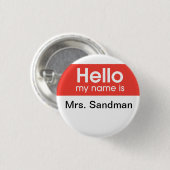 vrouw anesthesie ronde button 3,2 cm (Voorkant /achterkant)