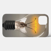 Vrouw Angel in Lightbulb Case-Mate iPhone Case (Achterkant (horizontaal))