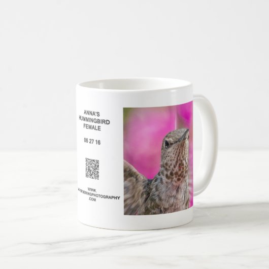 Vrouw Anna's Mok van de Hummingbird (Voorkant rechts)