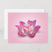 Vrouw Antahkarana in Lotus Flower Briefkaart (Voorkant / Achterkant)