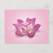 Vrouw Antahkarana in Lotus Flower Briefkaart (Voorkant)