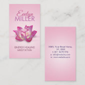 Vrouw Antahkarana in Lotus Flower Visitekaartje (Voorkant / Achterkant)