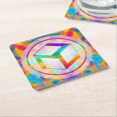 Vrouw Antahkarana - Yin Antahkarana Kartonnen Onderzetters (Schuin)