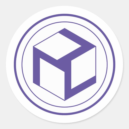 Vrouw Antahkarana - Yin Antahkarana Ronde Sticker (Voorkant)