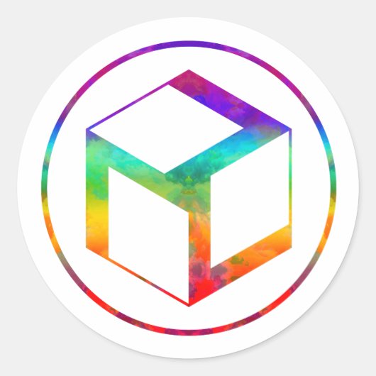 Vrouw Antahkarana - Yin Antahkarana Ronde Sticker (Voorkant)