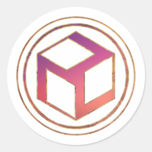 Vrouw Antahkarana - Yin Antahkarana Ronde Sticker