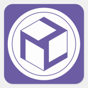 Vrouw Antahkarana - Yin Antahkarana Vierkante Sticker