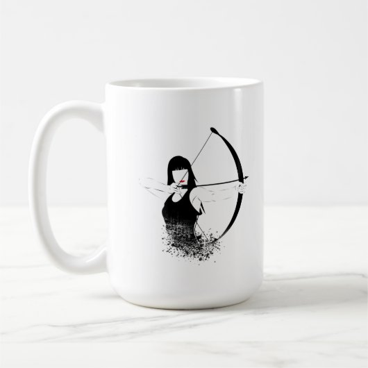 Vrouw Archer Koffiemok (Links)