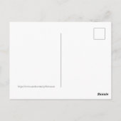 Vrouw Archer Paint Splash Briefkaart (Achterkant)