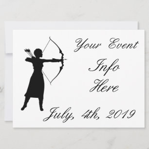 Vrouw Archer Silhouette Thunder_Cove