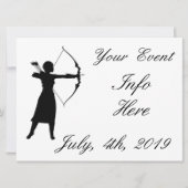 Vrouw Archer Silhouette Thunder_Cove (Voorkant)