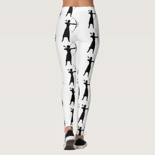 Vrouw Archer Silhouette Thunder_Cove Leggings (Achterkant)