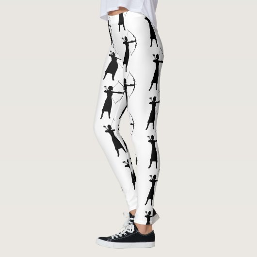 Vrouw Archer Silhouette Thunder_Cove Leggings (Links)