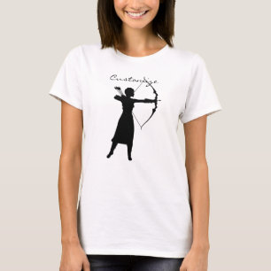 Vrouw Archer Silhouette Thunder_Cove T-shirt