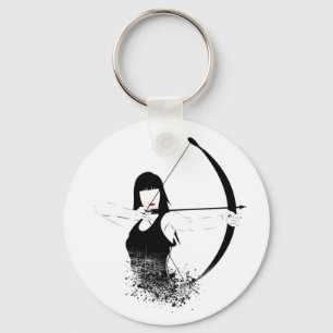 Vrouw Archer Sleutelhanger
