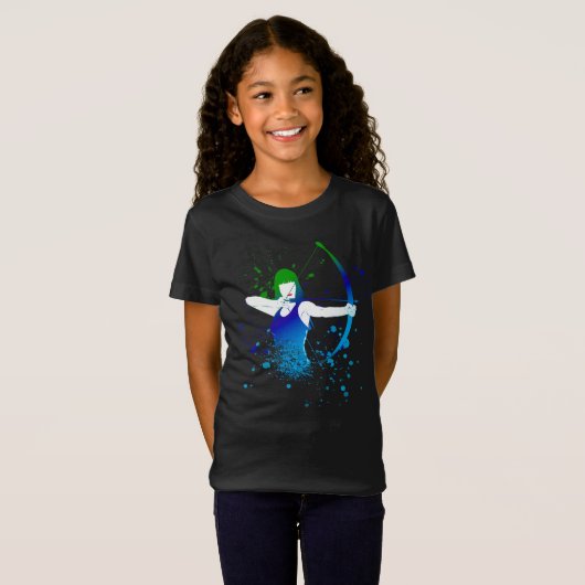 Vrouw Archer T-shirt (Voorkant volledig)