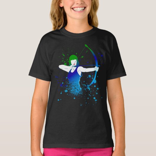 Vrouw Archer T-shirt (Voorkant)