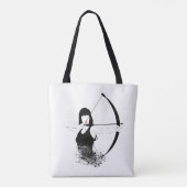 Vrouw Archer Tote Bag (Achterkant)