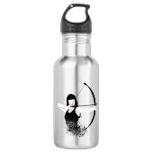 Vrouw Archer Waterfles (Voorkant)