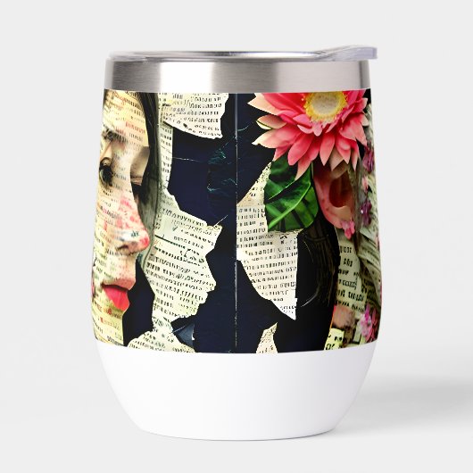  vrouw Art Collage (Links)