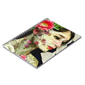  vrouw Art Collage Notitieboek (Linkerzijde)