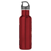  vrouw Art Collage Waterfles (Achterkant)