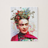 Vrouw artiest Portrait Puzzel Legpuzzel (Verticaal)