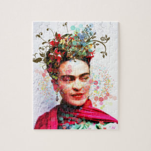 Vrouw artiest Portrait Puzzel Legpuzzel