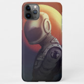 Vrouw Astronaut iPhone Hoesje (Achterkant)
