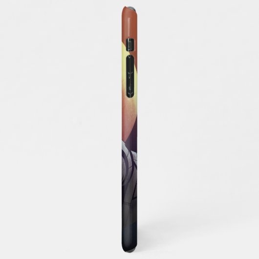 Vrouw Astronaut iPhone Hoesje (Linkerkant)