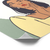 Vrouw aura poster (Hoek)