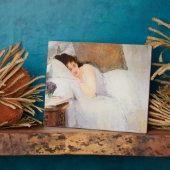 Vrouw Awakening, 1876 (olie op doek) Fotoplaat (Zijkant)