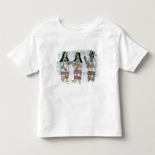Vrouw Aztec-kostuums Kinder Shirts (Voorkant)