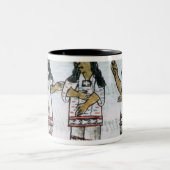 Vrouw Aztec-kostuums Tweekleurige Koffiemok (Center)