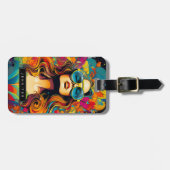  vrouw Bagagelabels (Voorkant horizontaal)